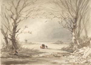 Un paisaje de invierno
