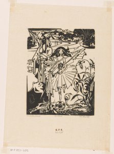 Hindoedanseres (título original del objeto) de Johannes Frederik Engelbert ten Klooster (signed by artist)
