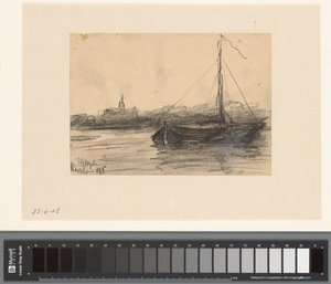 Vista de Haarlem desde el agua de Johannes Gijsbert Vogel