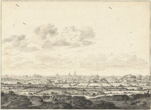 Vista de Middelburg de Johannes Goedaert