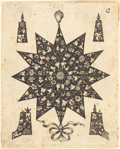 Estrella Adornada con Flores de Johannes Hanias