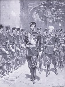 Su Majestad Imperial el Zar, ilustración de la Historia de la Guerra Ruso-Japonesa de Cassell Vol 1, c.1900 de Johannes Hermann Barend Koekkoek