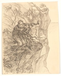 Ilustración para Alfred Tennyson "Enoch Arden"