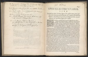 Specilla circularia, sive quo modo per solas circulares figuras fieri possint omnis generis specilla tam microscopia, quam telescopia de Johannes Hudde