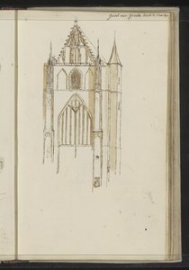 Fachada de la Grote Kerk en Haarlem de Johannes Huibert Prins