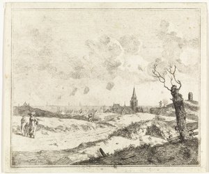 Vista de un pueblo junto al mar