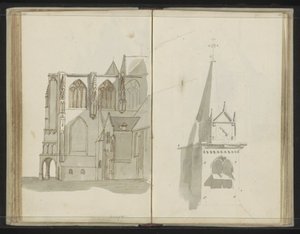 Iglesia vieja en Delft