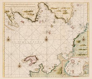 La nueva gran antorcha luminosa del mar : el sexto volumen : mostrando las costas marítimas, islas y puertos de Europa del Este de Johannes II Van Keulen