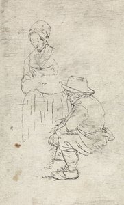Granjero y esposa de granjero de Johannes Janson (possibly)