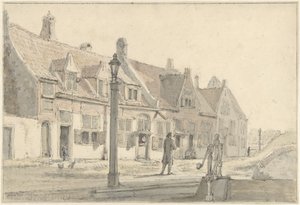 Cerca del Koepoort en Delft de Johannes Jelgerhuis