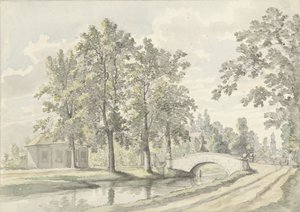 Vista de la calle Biltstraat en las afueras de Utrecht de Johannes Jelgerhuis
