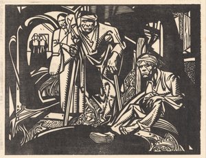 Herido en una iglesia de Johannes Josephus Aarts (signed by artist)
