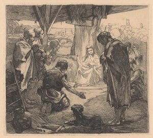Adoración de los pastores de Johannes Josephus Aarts