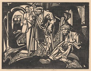 Herido en una iglesia de Johannes Josephus Aarts