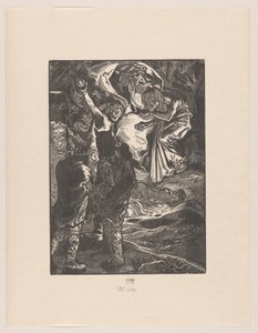 Macbeth y Banquo se encuentran con las tres brujas