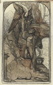 Edipo y la esfinge de Johannes Josephus Aarts