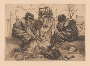 Mujeres en duelo de Johannes Josephus Aarts