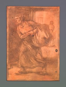 Mujer lleva un fardo de Johannes Josephus Aarts