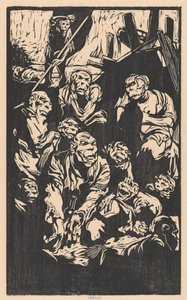 Criaturas fantásticas sentadas de Johannes Josephus Aarts