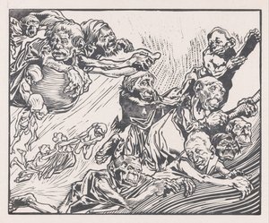 Criaturas fantásticas flotantes de Johannes Josephus Aarts