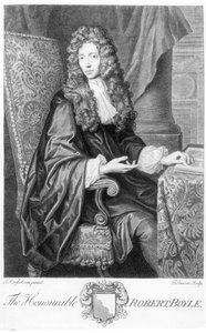 El Honorable Robert Boyle (1627-91) grabado por B. Baron de Johannes Kerseboom