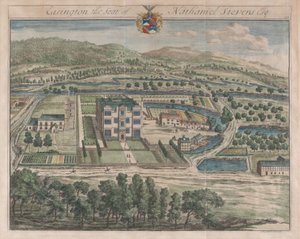 Easington, la residencia de Nathaniel Stevens, [1712] reeditado 1768