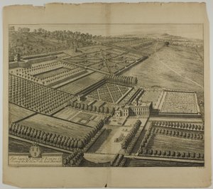 Fair Lawn en el condado de Kent, lámina 49 de Britannia Illustrata