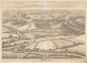 El castillo de Bolsover en Darbyshire: una de las sedes del más noble y poderoso príncipe John Holles, duque de Newcastle, marqués y conde de Clare, barón Haughton, señor teniente del condado de Nottingham y de la ciudad y condado de la ciudad de Nottingha