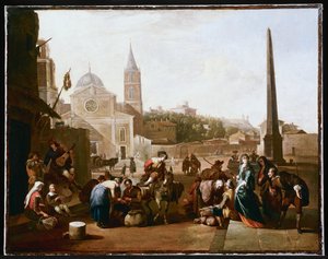 La Piazza del Popolo, Roma