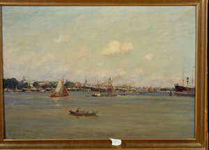 Puerto en Róterdam