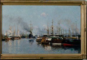 barcos en el puerto de Johannes Martin Grimelund