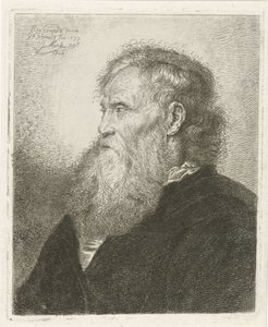 Retrato de un anciano con barba