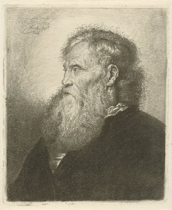 Retrato de un anciano con barba de Johannes Mock