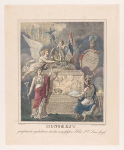 Monumento funerario alegórico a Jan Carel Josephus van Speijk
Monumento dedicado a la memoria del inmortal héroe J.C.J. van Speijk (título en el objeto)
