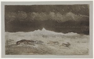 Caza de la liebre de Johannes Tavenraat