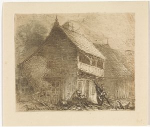 Cabaña en Auschwitz en Bohemia de Johannes Tavenraat