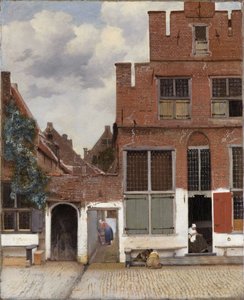 Vista de casas en Delft, conocida como "La calle pequeña"[1].
Título(s) alternativo(s):  
Vista de casas en Delft.[2]

 La calle pequeña.[2] de Johannes Vermeer