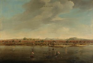 Vista de Cantón en China, c. 1662-3