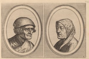 "Beleefde Goossen" y "Prijne Lecker-tants" de Johannes and Lucas van Doetechum after Pieter Bruegel the Elder