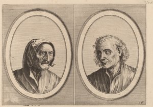 "Foockel Frons-muyl" y "Pietje Hard-loop" de Johannes and Lucas van Doetechum after Pieter Bruegel the Elder