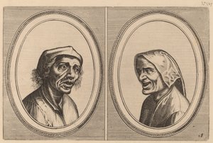 "Goe Geurtjen" y "Kribbighe Babbe" de Johannes and Lucas van Doetechum after Pieter Bruegel the Elder