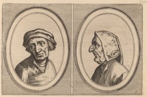 "Goelijeke Floor" y "Kinne Snavels" de Johannes and Lucas van Doetechum after Pieter Bruegel the Elder