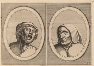 "Hansje Singh en Veldt" y "Blaeuwe Aecht" de Johannes and Lucas van Doetechum after Pieter Bruegel the Elder