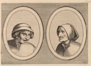 "Keesje Licht-hart" y "Verblinde Swaen" de Johannes and Lucas van Doetechum after Pieter Bruegel the Elder