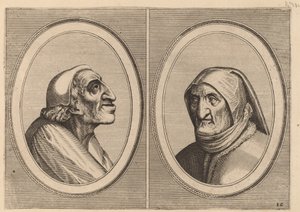 "Pater Muylaert" y "Mater Bille-bloots" de Johannes and Lucas van Doetechum after Pieter Bruegel the Elder
