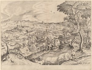 El carro belga de Johannes and Lucas van Doetechum after Pieter Bruegel the Elder