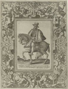 Retrato ecuestre de Guillermo I, Príncipe de Orange de Johannes of Lucas van Doetechum