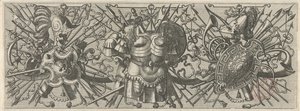 Dos almohadillas para el pecho Panoplia sev armamentarium… (título de la serie) de Johannes of Lucas van Doetechum