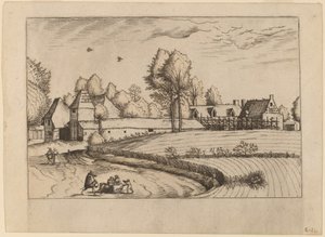 Casas de Campo de Johannes van Doetechum, the Elder and Lucas