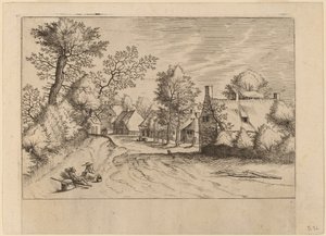 Camino del pueblo de Johannes van Doetechum, the Elder and Lucas